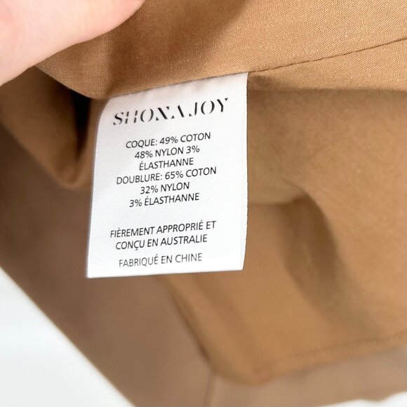 NWT Shona Joy Lani Asymmetrical Gathered Maxi Dress in Cinnamon - Picture 8 of 9